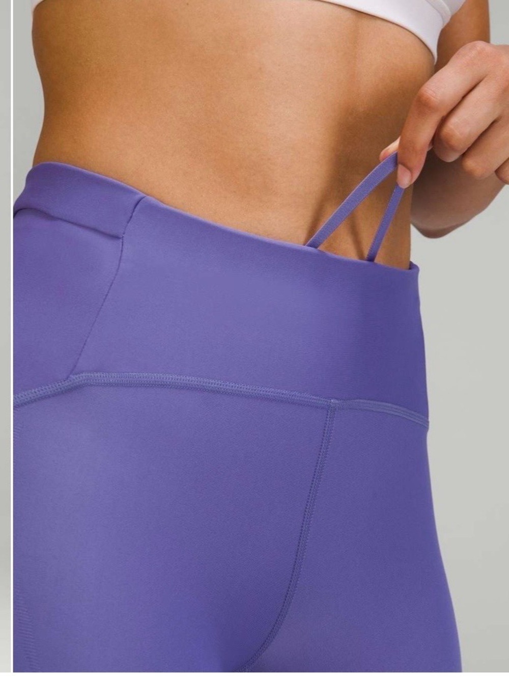 Lululemon SenseKnit High Rise Running Tight 28 Inch Charged Indigo Purple Size 2 - Picture 3 of 8